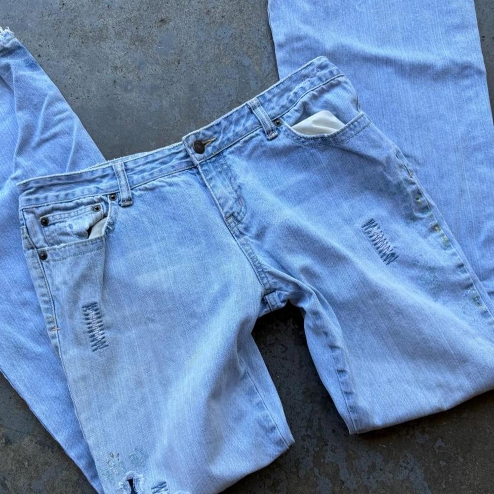 Vintage Y2K low rise boot cut flare Aeropostale jeans